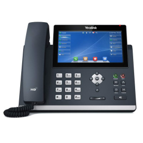 Yealink SIP-T48U SIP telefón, PoE, 7'' 800x480 LCD, 29 prog.tl., 2xUSB, GigE