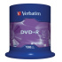 VERBATIM DVD+R(100-Pack)Spindl/MattSlvr/16x/4.7GB