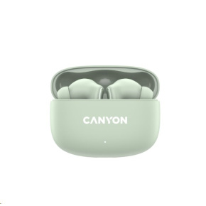 Canyon TWS-9, OnGo 9, True Wireless Stereo BT 4.4 slúchadlá do uší, 6 + 24h výdrž, nabíjacia stanica v kazete, zelené