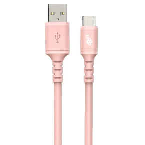 TB Touch USB-A - USB-C, ružový 1m