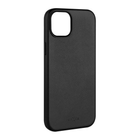 FIXED MagLeather kožený kryt iPhone 15+ čierny