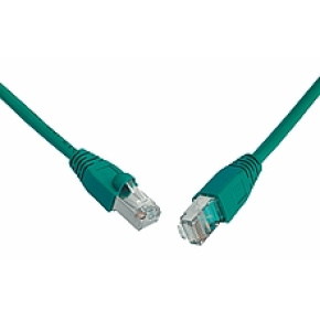 SOLARIX patch kabel CAT5E SFTP PVC 0,5m zelený snag-proof
