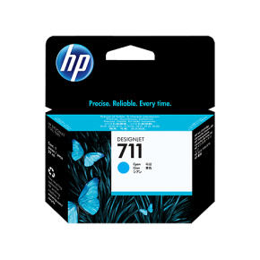 HP náplň č. 711 azúrová, 29 ml