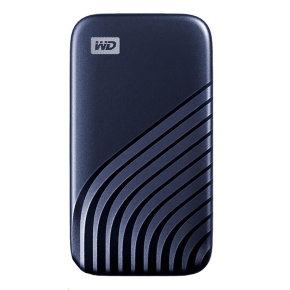 SanDisk WD My Passport SSD externý 500 GB , USB-C 3.2 , 1050/1000 MB/s R/W PC a Mac , polnočne modrá