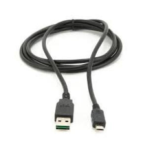 GEMBIRD kábel USB - microUSB, 1m, čierny