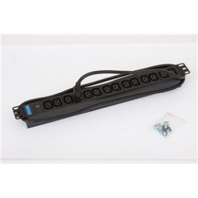 19'' 14xIEC C13,kontrol.,3x1.5mm 2m kab.IEC320 C14