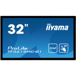 32'' iiyama TF3215MC-B1: FullHD, capacitive, 500cd/m2, VGA, HDMI, čierny