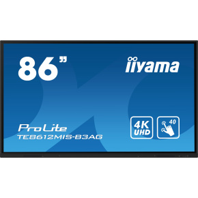 86'' iiyama TE8612MIS-B3AG: IPS, 4K, 40P, USB-C