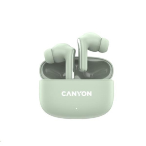 Canyon TWS-9, OnGo 9, True Wireless Stereo BT 4.4 slúchadlá do uší, 6 + 24h výdrž, nabíjacia stanica v kazete, zelené