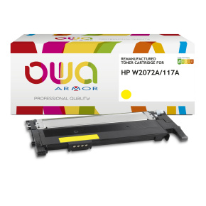 OWA Armor toner kompatibilný s HP W2072A, 117A, 700st, žltá/yellow