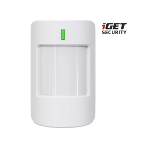 iGET SECURITY EP1 - bezdrôtový pohybový PIR senzor pre alarm M5, vysoká výdrž batérie až 5 rokov, 1 km