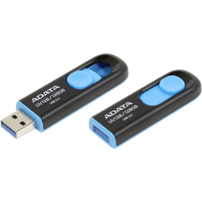 ADATA UV128/128GB/USB 3.0/USB-A/Modrá