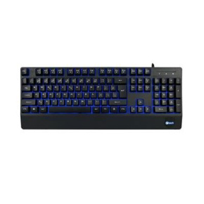 Klávesnica C-TECH KB-104BK, USB, 3 farebné podsvietenie, čierna, CZ/SK