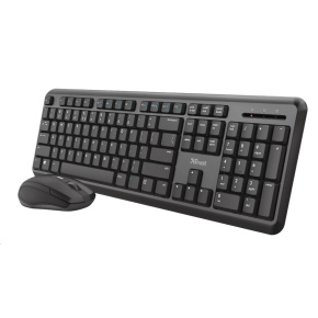 TRUST set klávesnica + myš ODY, bezdrôtový, USB, CZ/SK