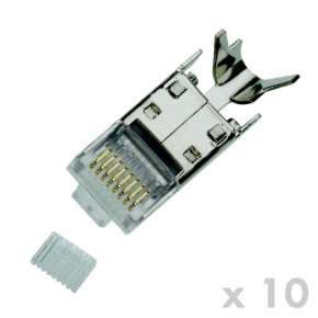 DATACOM konektor RJ45 STP CAT7(6A) 8p8c drôt(10ks)