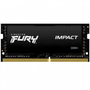 Kingston FURY Impact/SO-DIMM DDR4/8GB/3200MHz/CL20/1x8GB/Black