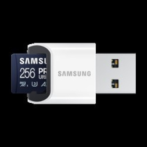 Samsung PRO Ultimate/micro SDXC/256GB/200MBps/UHS-I U3 / Class 10/+ Adaptér/Modrá