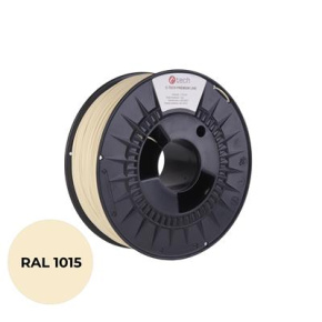 Tlačová struna (filament) C-TECH PREMIUM LINE, PLA, slonová kosť svetlá, RAL1015, 1,75mm, 1kg