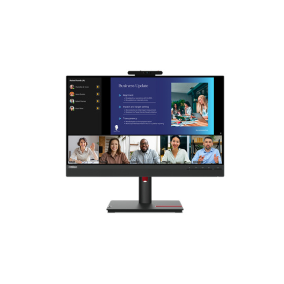 Lenovo T24v-30 23.8" 1920x1080 FHD 1000:1 250cd 4ms HDMI+DP+USB+USB-B repro webcam 3y