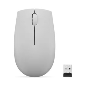 Lenovo 300/Cestová/Optická/1 000 DPI/Bezdrôtová USB/Artic Grey