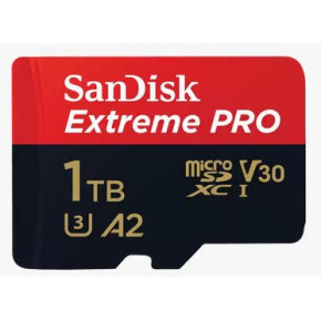 SanDisk Extreme PRO microSDXC 1TB 200MB/s + ada.