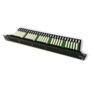 DATACOM Patch panel ISDN 50p.1U Integrovaný BLACK, 19''