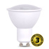 Solight LED žiarovka, bodová , 5W, GU10, 3000K, 425lm, biela