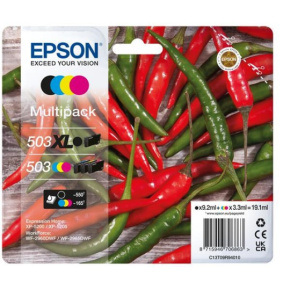 EPSON Multipack 4-farebné 503XL Black/Standard CMY