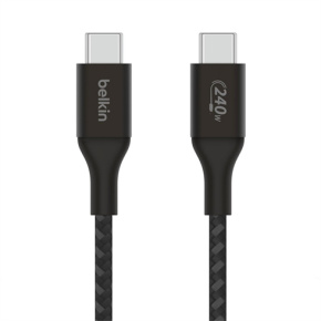 Belkin Boost charge USB-C kabel 240W, 1m, černý