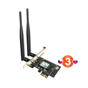 Tenda E33 Wireless AX PCI Express Adapter AX5400, WiFi6E, Bluetooth 5.2, WPA3, 2x 5dBi, Win10/11