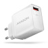 AXAGON ACU-QC19W, QC nabíjačka do siete 19W, 1x USB-A port, QC3.0/AFC/FCP/SMART, biela