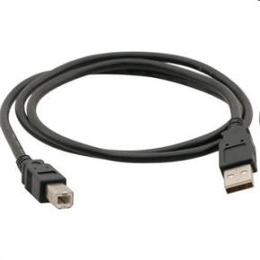 Kábel C-TECH USB A-B 3m 2.0, čierny