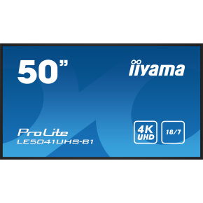 50'' iiyama LE5041UHS-B1:VA,4K UHD,18/7,RJ45,HDMI