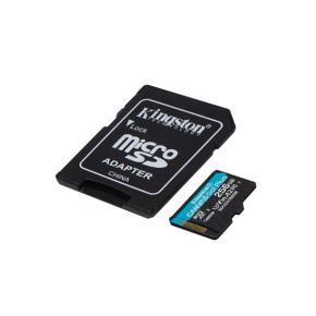 256 GB . micro SDXC karta Kingston Canvas Go Plus + adaptér