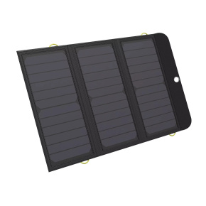 Sandberg Solar Charger 21W 2xUSB+USB-C, solárna nabíjačka, čierna