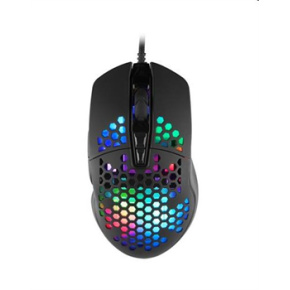 Herná myš C-TECH Scarab, casual gaming, 7200 DPI, RGB podsvietenie, USB