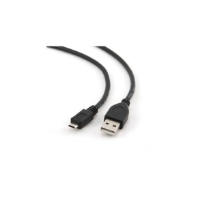 GEMBIRD kábel USB2.0 - microUSB, 3m, čierny