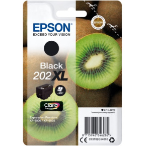 EPSON singlepack,Black 202XL,Premium Ink,XL