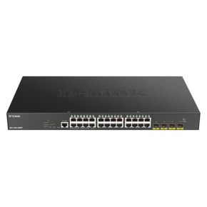 D-Link DGS-1250-28XMP/E 24-port Gigabit PoE Smart Managed Switch with 4x 10G SFP+ ports, 370Watts