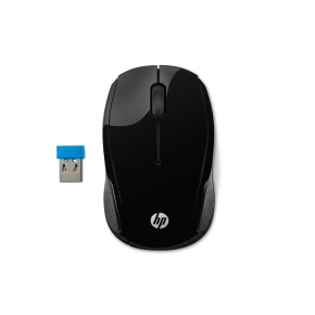 HP 200/Cestovní/Optická/Bezdrátová USB/Černá