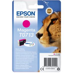 Epson Singlepack Magenta T0713 DURABrite Ultra Ink