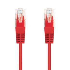 Kábel C-TECH patchcord Cat5e, UTP, červený, 5m Kábel C-TECH patchcord Cat5e, UTP, červený, 5m