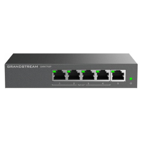 Grandstream GWN7700P Unmanaged Network Switch 5 portov / 4 PoE out