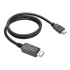 Kábel C-TECH DisplayPort/HDMI, 2m, čierny