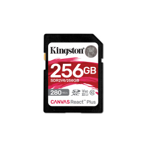 Kingston Canvas React Plus/SDHC/256 GB/UHS-II U3 ??/ Class 10