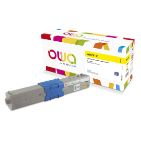 OWA Armor toner kompatibilný s OKI 46471101, 7000st, žltá/yellow