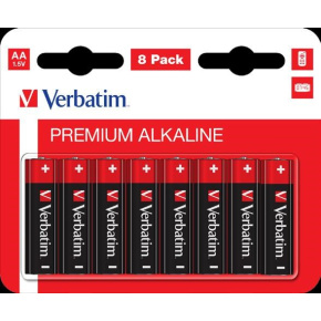 VERBATIM Alkalické baterie AA, 8 PACK , LR6