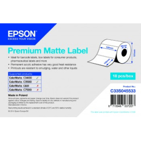 Premium Matte Label -102mm x 152mm, 225 labels