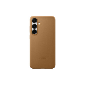 Samsung Ochranný kryt z vegánskej kože pre Galaxy S25+ Brown