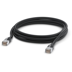 Ubiquiti UACC-Cable-Patch-Outdoor-3M-BK, Vonkajší UniFi patch kábel, 3m, Cat5e, čierny